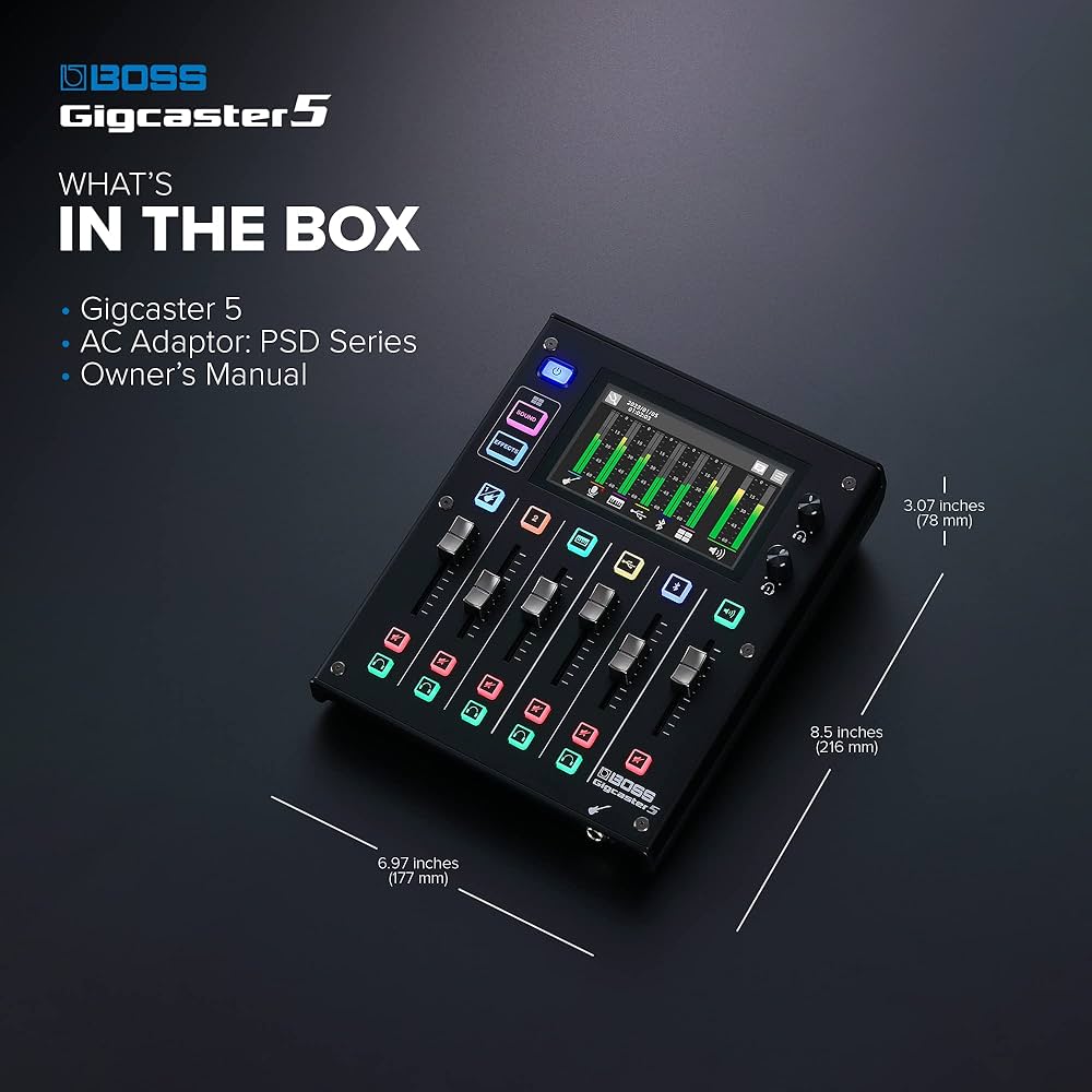DTM・DAW BOSS Gigcaster5 GCS-5 BOSS - Gigcaster 5 | Audio Streaming Mixer